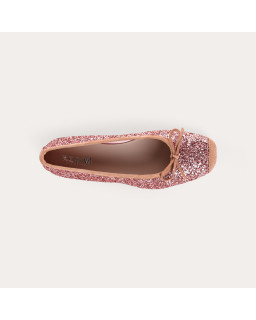 Harmony ballerinas with glitter and square tip
