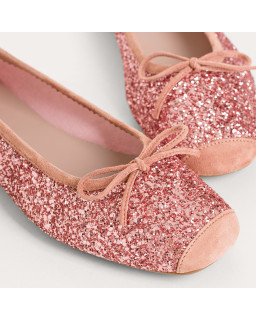 Harmony ballerinas with glitter and square tip