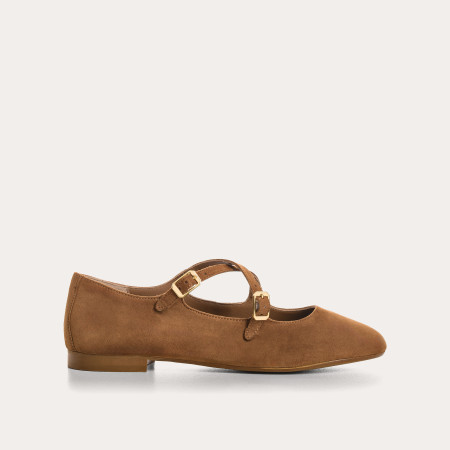 Babies Colette  en cuir velours | Reqins