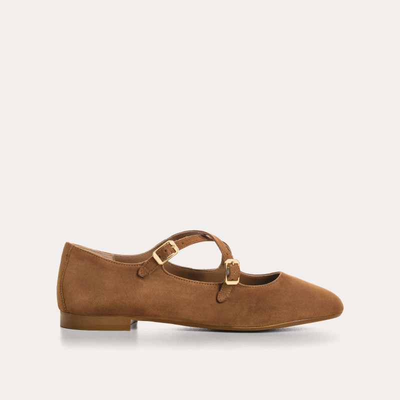 Babies Colette  en cuir velours | Reqins