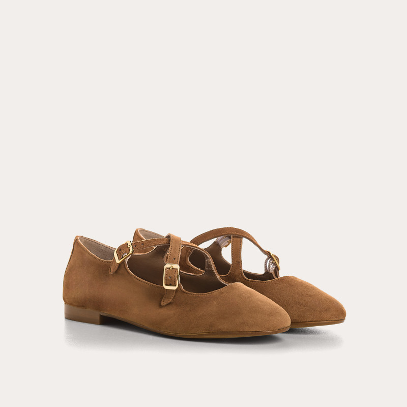 Mary Janes Collette in suede