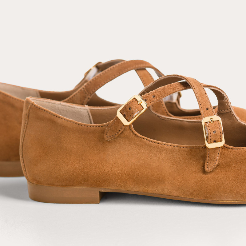 Mary Janes Collette in suede