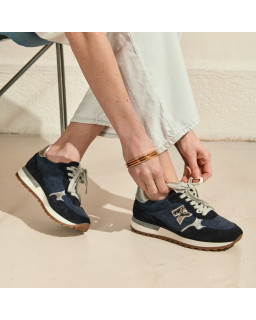 Mania sneakers made of suede and materials