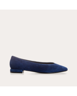 Vesta ballerinas with pointed toe in suede