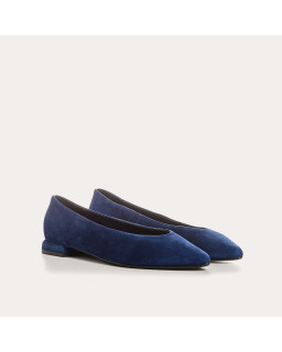 Vesta ballerinas with pointed toe in suede