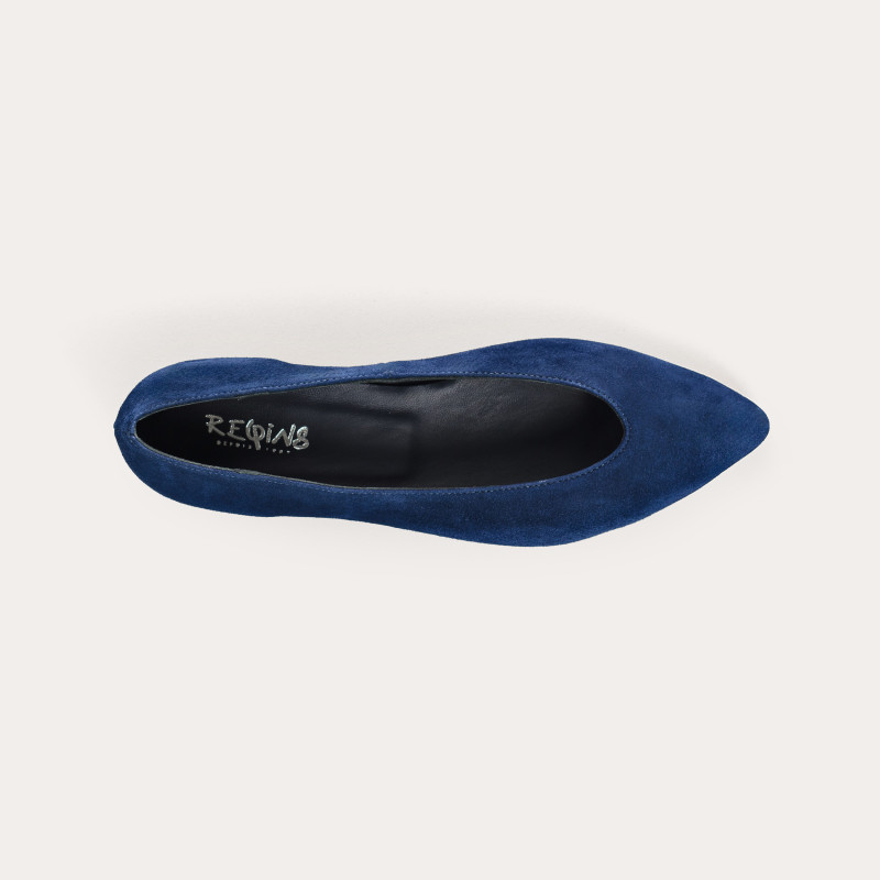 Vesta ballerinas with pointed toe in suede