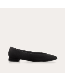 Vesta suede pointed-toe ballerinas | Sleek elegance | Reqins