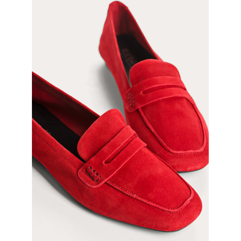 Mocassins Hema en cuir velours souple | Reqins