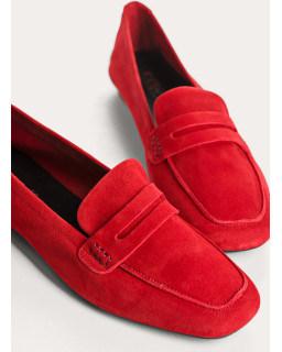 Mocassins Hema en cuir velours souple | Reqins