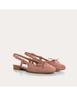 Slingback Circee black suede balloons