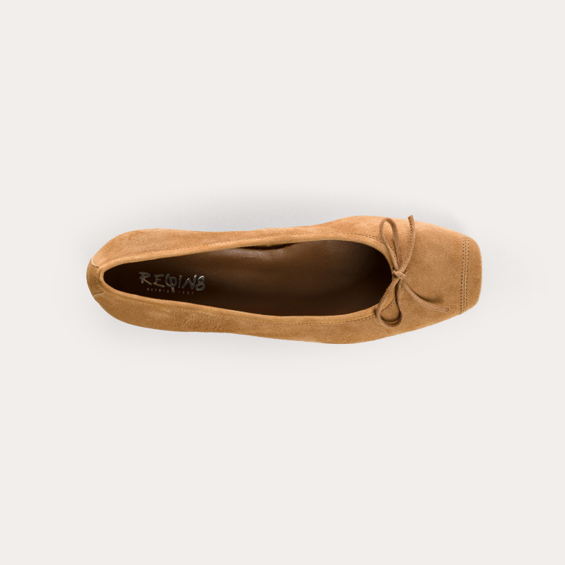 Kyriel zebra printed leather heels ballerinas