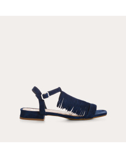 Sandales Cuba cuir velours - Bohèmes et confortables - Reqins