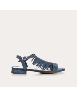 Sandales Cuba cuir velours - Bohèmes et confortables - Reqins