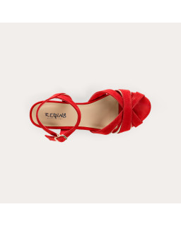 Sandales Palma en cuir velours éclat – Élégance & confort | Reqins