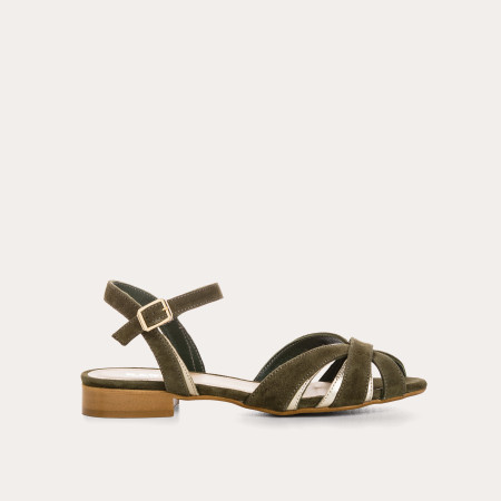 Sandales Palma en cuir velours éclat – Élégance & confort | Reqins