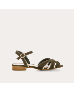 Sandales Palma en cuir velours éclat – Élégance & confort | Reqins
