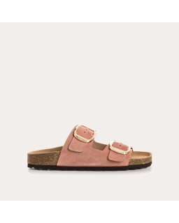 Mules Mercure en cuir velours - Confort et style - Reqins