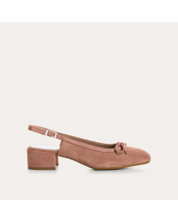 Ballerines Reese slingback velours | Reqins