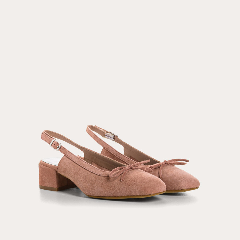 Ballerines Reese slingback velours | Reqins