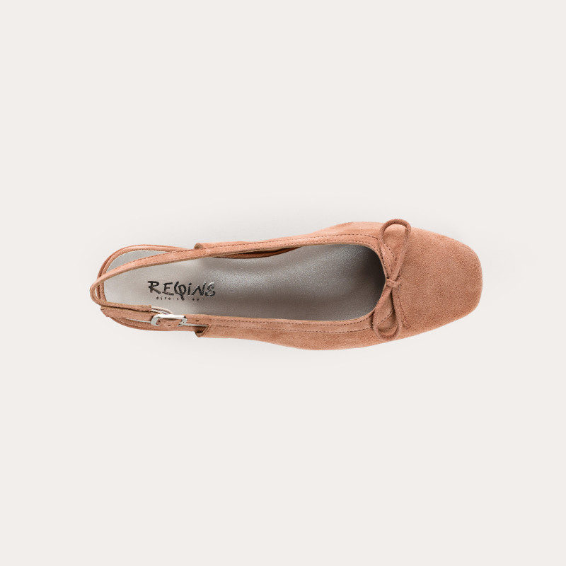 Ballerines Reese slingback velours | Reqins