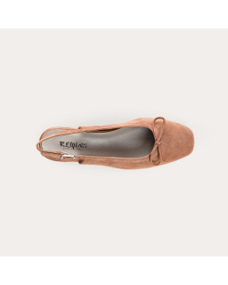 Ballerines Reese slingback velours | Reqins