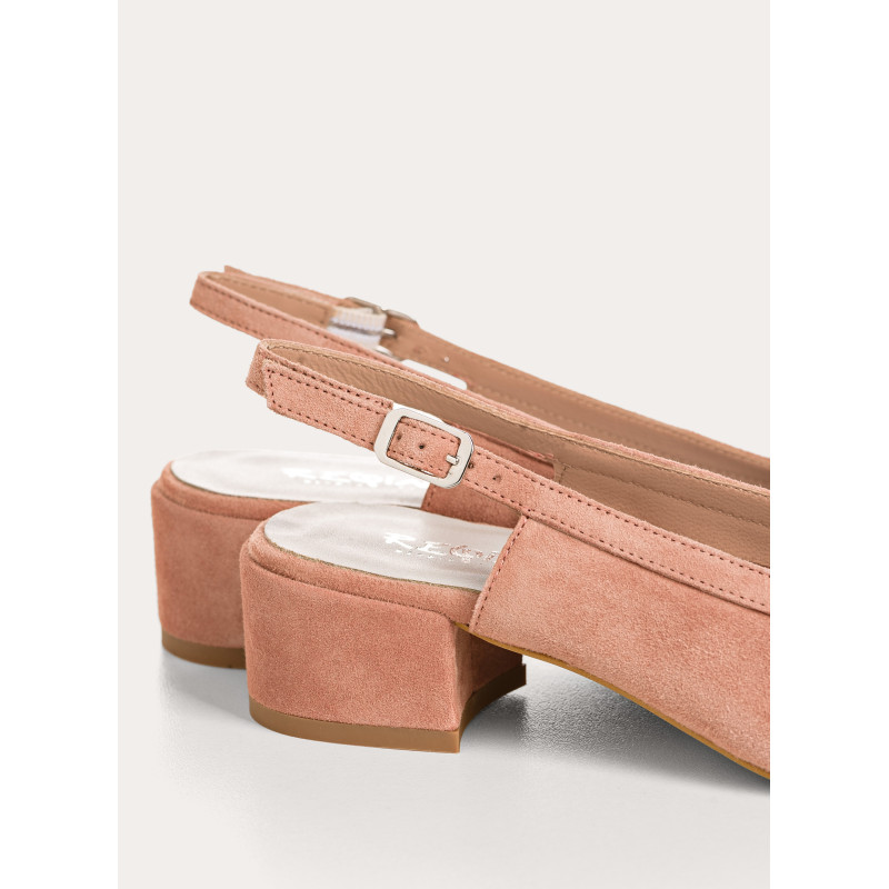 Ballerines Reese slingback velours | Reqins