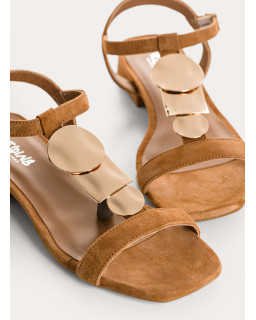 Capri Suede Sandals | Elegant Flat Design | Reqins