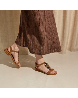 Capri Suede Sandals | Elegant Flat Design | Reqins