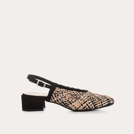 Slingbacks à talons Ravel en crochet ajouré | Reqins
