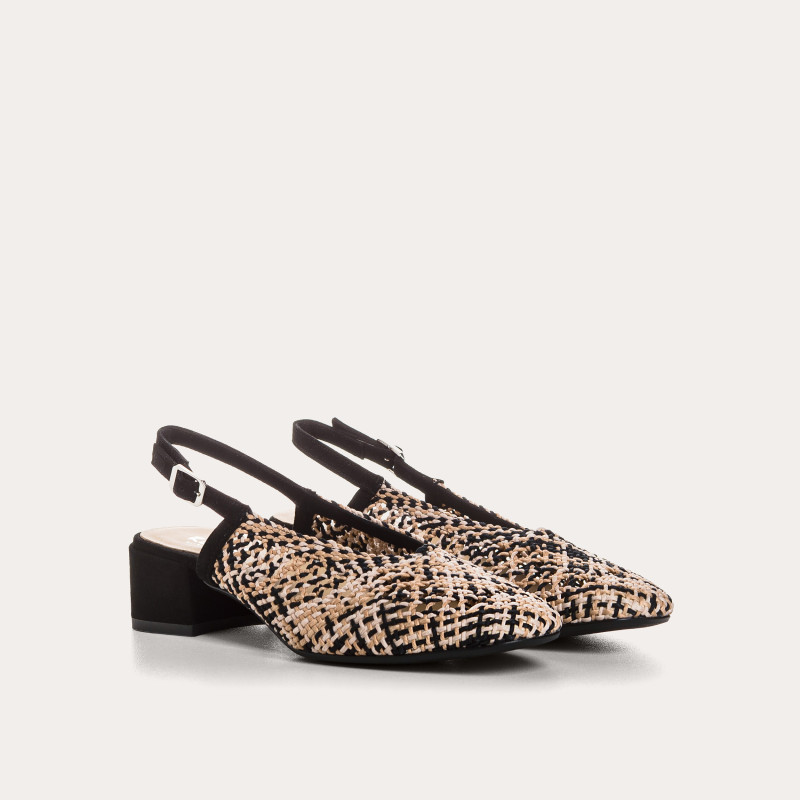 Slingbacks with heels Ravel in openwork hook | Reqins