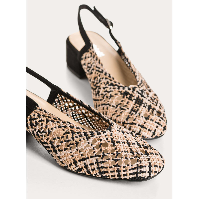 Slingbacks with heels Ravel in openwork hook | Reqins