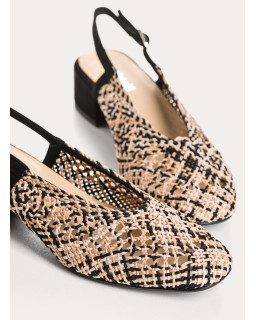 Slingbacks with heels Ravel in openwork hook | Reqins
