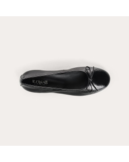 Ballerines à Talons Sofia en Cuir Verni Naplak | Éclat Chic | Reqins