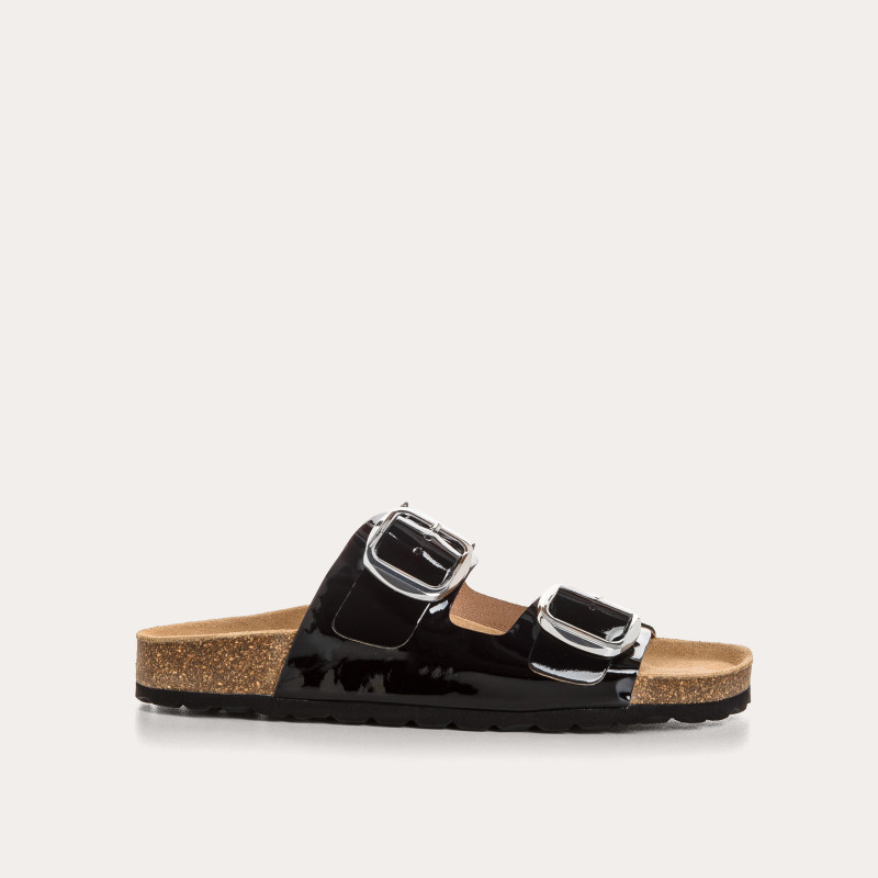 Mercure Varnish mules - Comfort and Brilliance - Reqins
