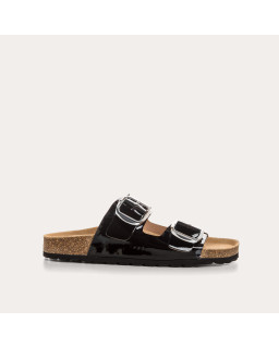 Mercure Varnish mules - Comfort and Brilliance - Reqins
