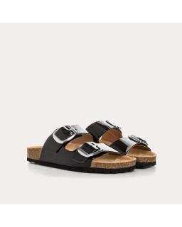 Mercure Varnish mules - Comfort and Brilliance - Reqins