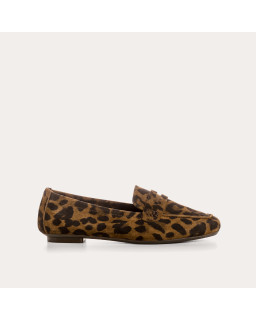 MOCASSINS HEMA CUIR VELOURS SERVAL