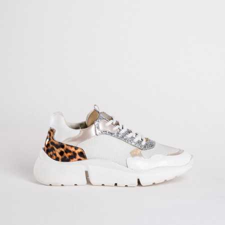 basket femme motif leopard