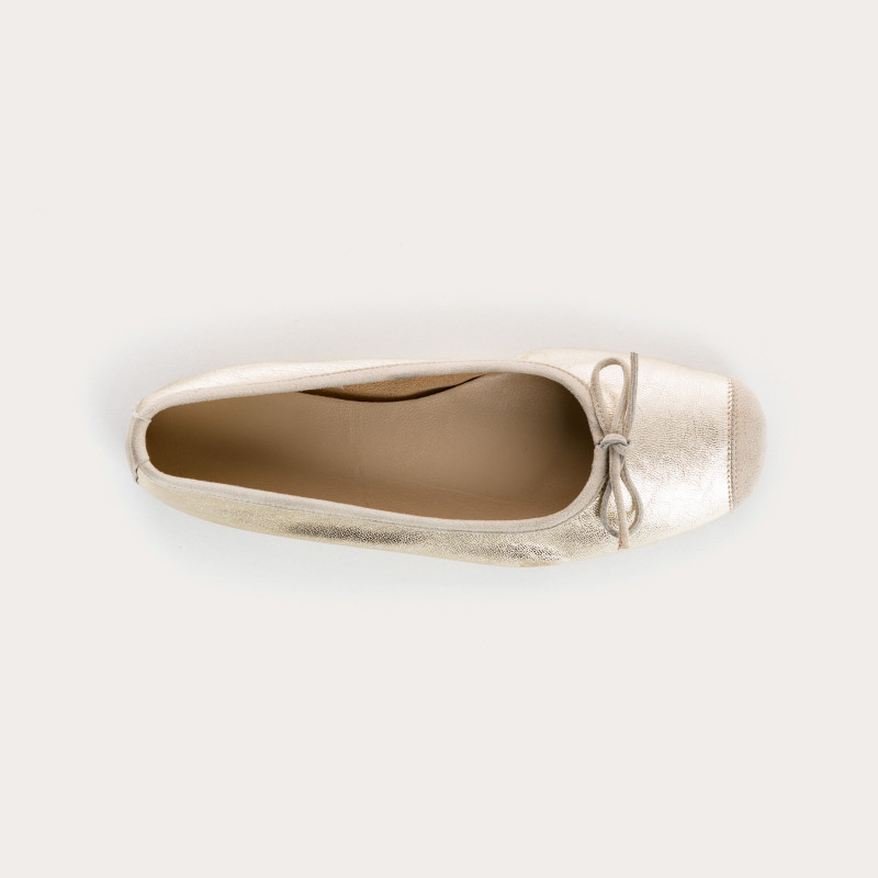 REQINS HONEY CUIR Ballerines Femme Cuir Blanc