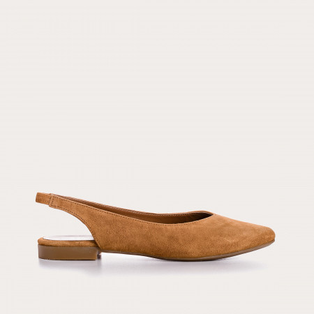 BALLERINES GAYA CUIR VELOURS