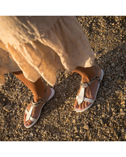 sandales plates pour femme chic - reqins