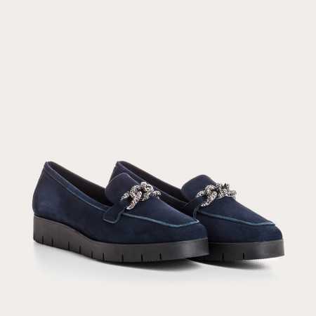 MOCASSINS NORA CUIR VELOURS