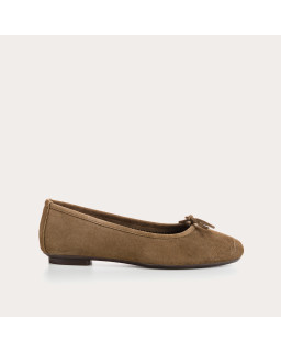 Ballerines Harmony en cuir velours souple | Reqins