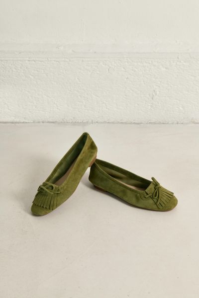Hindi Suede Ballerinas