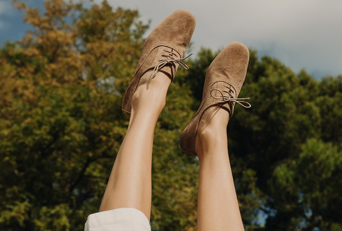 derbies grises femme
